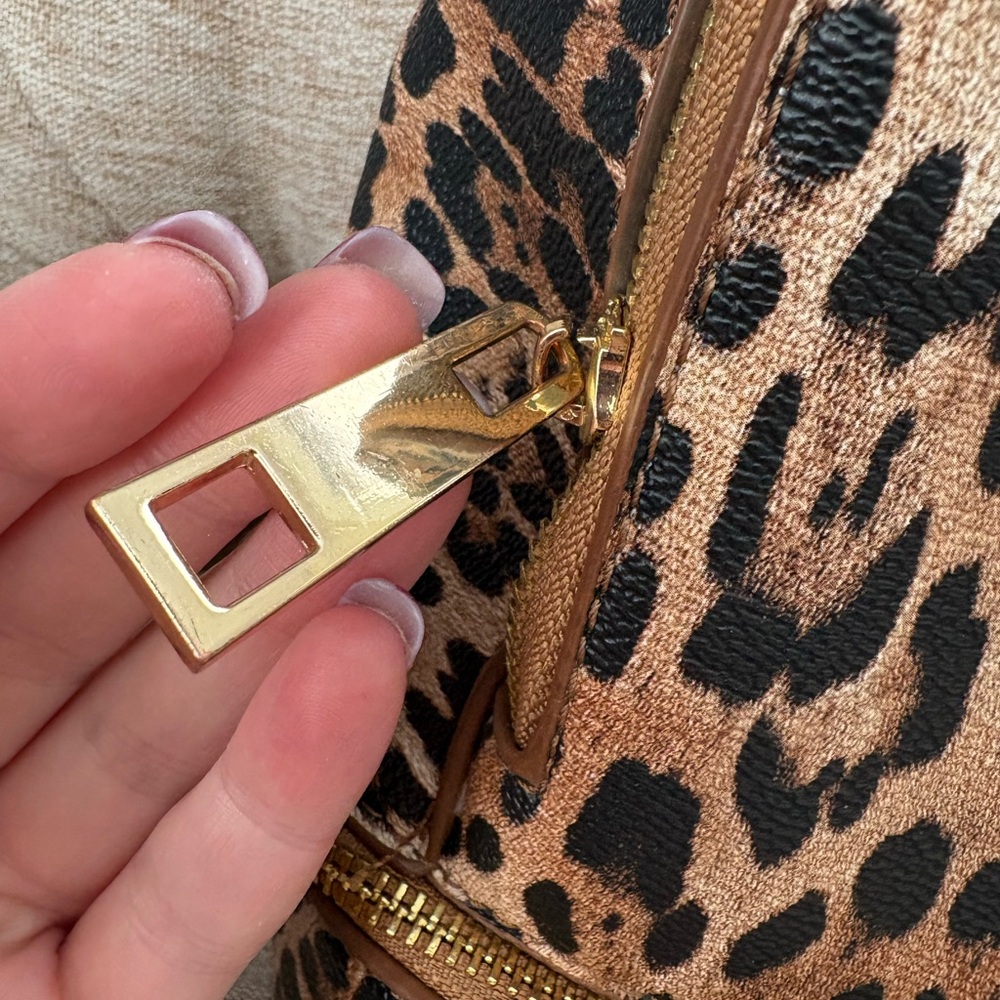 Leopard Print Mini Backpack - Picture 12 of 13